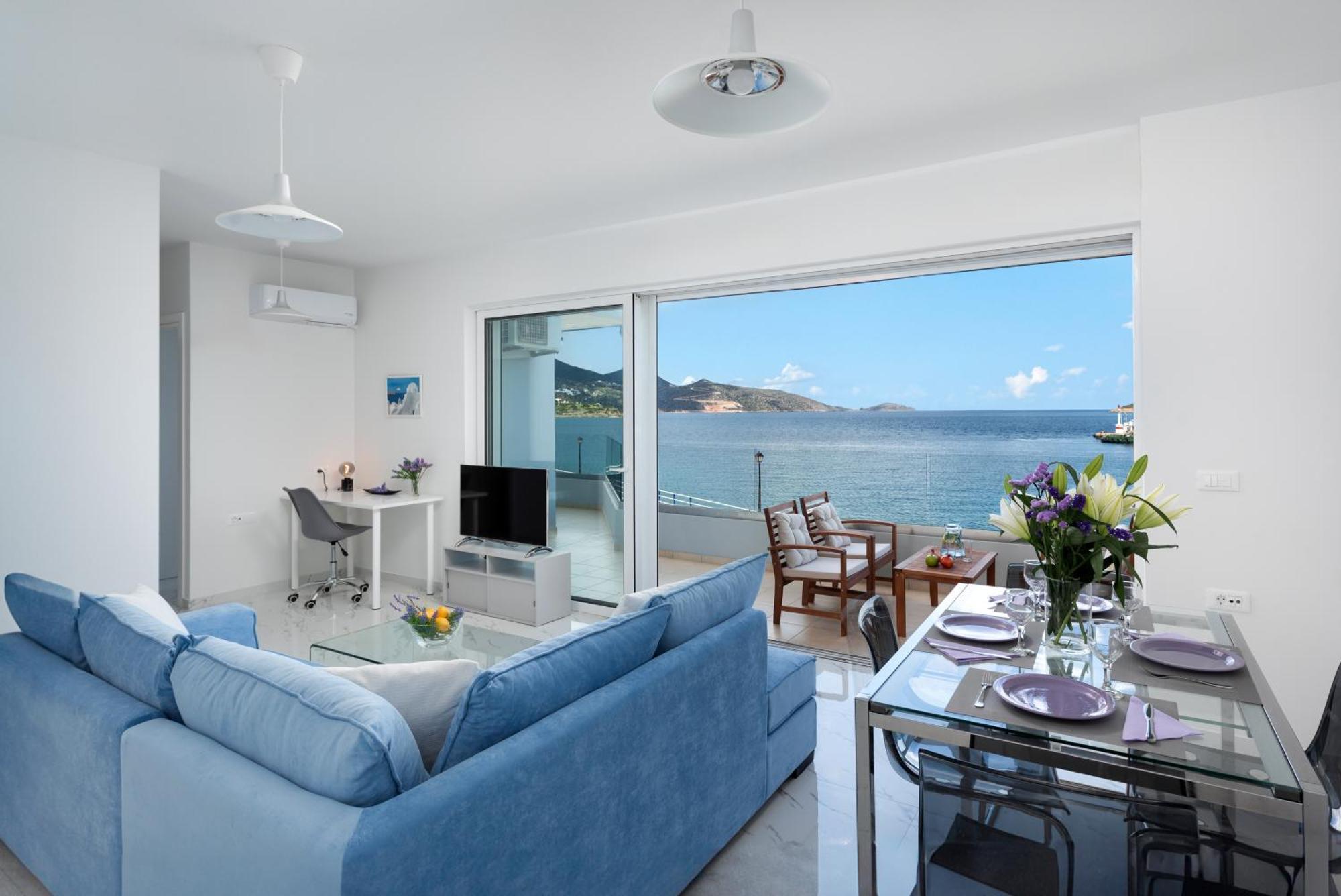 Sea View Bliss 2Br Agios Getaway Apartment Agios Nikolaos Exterior foto